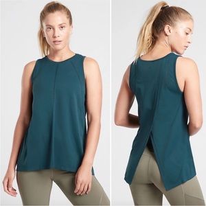 Athleta Green FOOTHILL SEAMLESS TANK Size XS‎